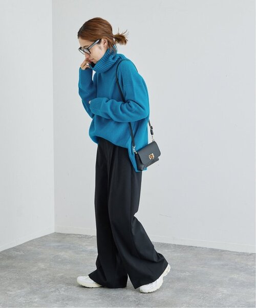 FRAMeWORK（フレームワーク）の「≪一部カラーWEB限定 / 追加≫AQUA タートルプルオーバー 3（ニット/セーター・レディース・ネイビー/ライトグレー/サックスブルー/ブラウン系その他/ブラック・FREE）」の22枚目の写真