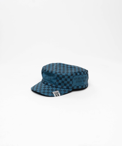 Maison MIHARA YASUHIRO(メゾンミハラヤスヒロ)の「Check Printed Work Cap(キャップ・メンズ・ブルー/ベージュ/ブラック/ブラウン/イエロー/ホワイト/ピンク・FREE)」の5枚目の写真