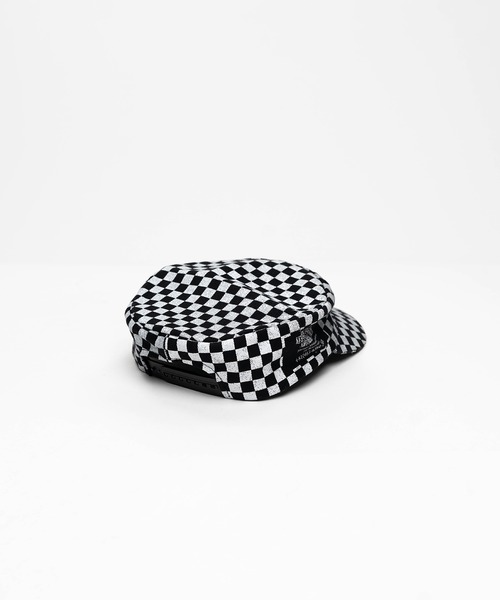 Maison MIHARA YASUHIRO(メゾンミハラヤスヒロ)の「Check Printed Work Cap(キャップ・メンズ・ブルー/ベージュ/ブラック/ブラウン/イエロー/ホワイト/ピンク・FREE)」の9枚目の写真