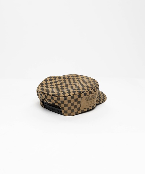 Maison MIHARA YASUHIRO(メゾンミハラヤスヒロ)の「Check Printed Work Cap(キャップ・メンズ・ブルー/ベージュ/ブラック/ブラウン/イエロー/ホワイト/ピンク・FREE)」の11枚目の写真