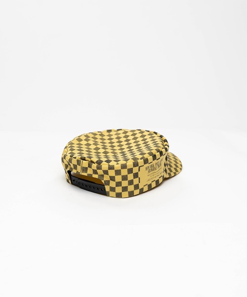 Maison MIHARA YASUHIRO(メゾンミハラヤスヒロ)の「Check Printed Work Cap(キャップ・メンズ・ブルー/ベージュ/ブラック/ブラウン/イエロー/ホワイト/ピンク・FREE)」の15枚目の写真
