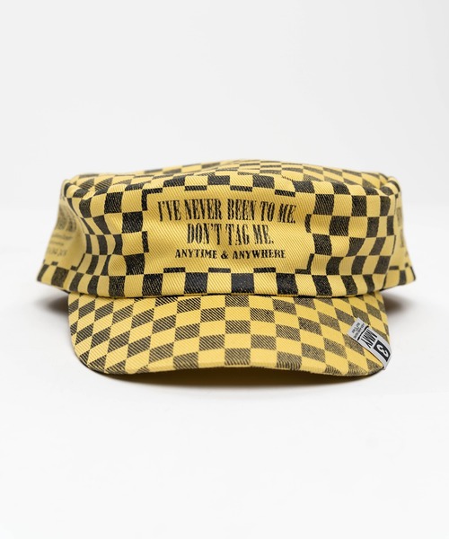 Maison MIHARA YASUHIRO(メゾンミハラヤスヒロ)の「Check Printed Work Cap(キャップ・メンズ・ブルー/ベージュ/ブラック/ブラウン/イエロー/ホワイト/ピンク・FREE)」の16枚目の写真