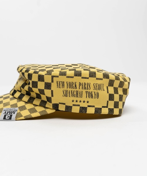 Maison MIHARA YASUHIRO(メゾンミハラヤスヒロ)の「Check Printed Work Cap(キャップ・メンズ・ブルー/ベージュ/ブラック/ブラウン/イエロー/ホワイト/ピンク・FREE)」の18枚目の写真