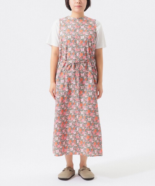 BEAMS BOY(ビームスボーイ)の「リバティ ベルト ノースリーブ ワンピース(ワンピース・レディース・ピンク/イエロー・ONE SIZE)」の16枚目の写真