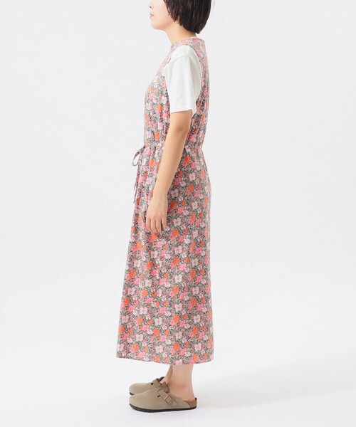 BEAMS BOY(ビームスボーイ)の「リバティ ベルト ノースリーブ ワンピース(ワンピース・レディース・ピンク/イエロー・ONE SIZE)」の17枚目の写真
