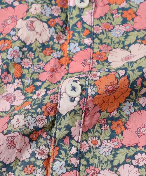 BEAMS BOY(ビームスボーイ)の「リバティ ベルト ノースリーブ ワンピース(ワンピース・レディース・ピンク/イエロー・ONE SIZE)」の4枚目の写真