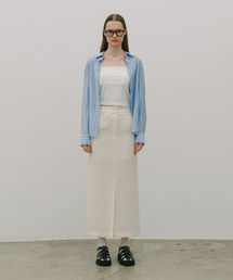 320SHOWROOM（320ショールーム）の「Straight Long Slit Skirt Cream（スカート）」