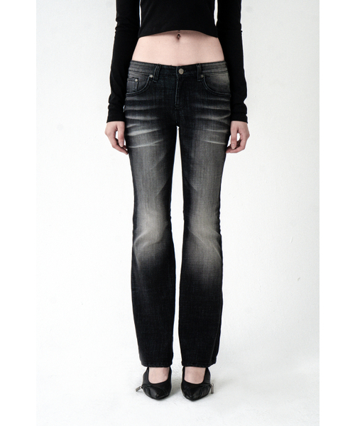 NIGHT WASHING DENIM PANTS BLACK（デニムパンツ）｜SYNERJYN