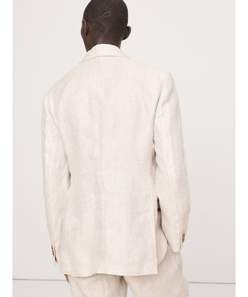 Banana Republic（バナナリパブリック）の「ヘリンボーン リネン スーツジャケット（スーツジャケット・メンズ・ナチュラル・40/38/36/34/42）」の3枚目の写真