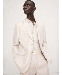 Banana Republic | ヘリンボーン リネン スーツジャケット(スーツジャケット)