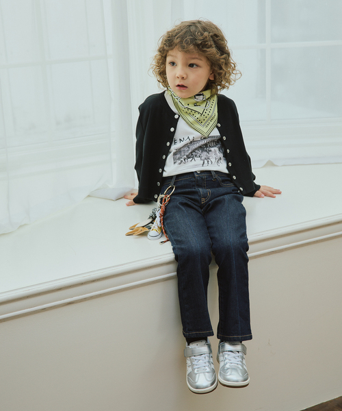 IENA ENFANT（イエナアンファン）の「【IFME/イフミー】別注スニーカー kids(15cm-21.5cm)（スニーカー・キッズ・シルバー/ブラック・21/20/19/18/17/16/15 ）」の5枚目の写真