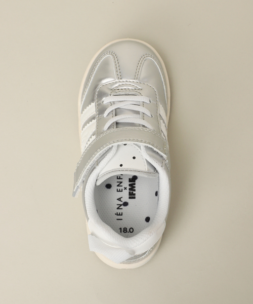 IENA ENFANT（イエナアンファン）の「【IFME/イフミー】別注スニーカー kids(15cm-21.5cm)（スニーカー・キッズ・シルバー/ブラック・21/20/19/18/17/16/15 ）」の13枚目の写真