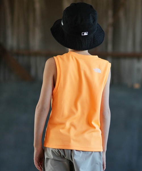 THE NORTH FACE(ザノースフェイス)の「THE NORTH FACE ザ・ノース・フェイス タンクトップ NTJ12609(タンクトップ・キッズ・スモークグレー/グリーン/オレンジ・150cm/130cm/160cm/140cm)」の15枚目の写真