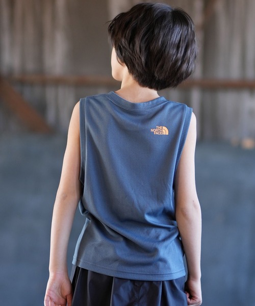 THE NORTH FACE(ザノースフェイス)の「THE NORTH FACE ザ・ノース・フェイス タンクトップ NTJ12609(タンクトップ・キッズ・スモークグレー/グリーン/オレンジ・150cm/130cm/160cm/140cm)」の5枚目の写真