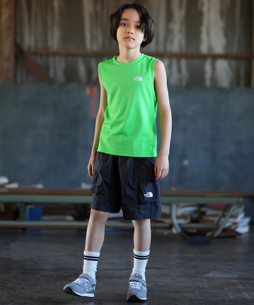THE NORTH FACE(ザノースフェイス)の「THE NORTH FACE ザ・ノース・フェイス タンクトップ NTJ12609(タンクトップ・キッズ・スモークグレー/グリーン/オレンジ・150cm/130cm/160cm/140cm)」の10枚目の写真