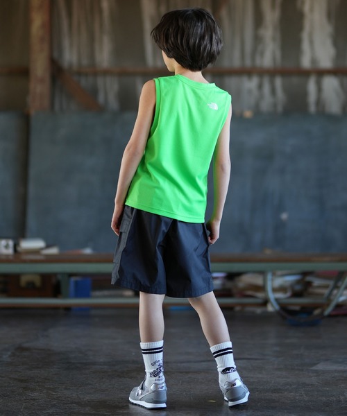 THE NORTH FACE(ザノースフェイス)の「THE NORTH FACE ザ・ノース・フェイス タンクトップ NTJ12609(タンクトップ・キッズ・スモークグレー/グリーン/オレンジ・150cm/130cm/160cm/140cm)」の11枚目の写真