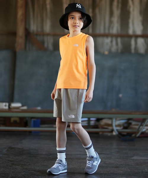 THE NORTH FACE(ザノースフェイス)の「THE NORTH FACE ザ・ノース・フェイス タンクトップ NTJ12609(タンクトップ・キッズ・スモークグレー/グリーン/オレンジ・150cm/130cm/160cm/140cm)」の16枚目の写真