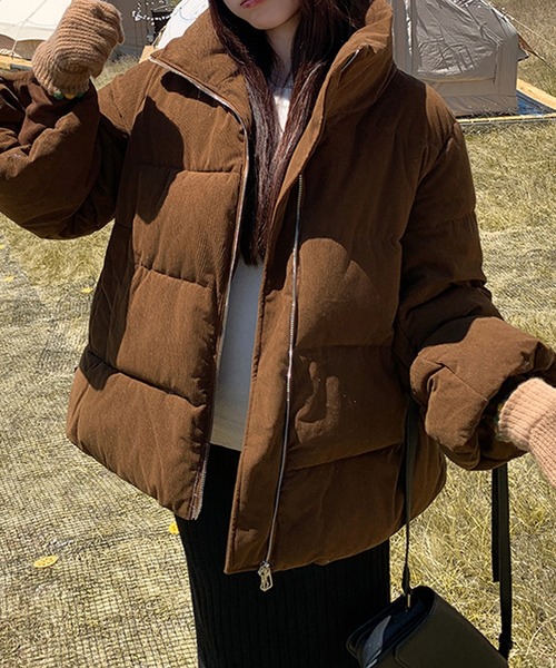 by LEGNA(バイレグナ)の「コーデュロイ中綿ジャケット(ブルゾン・レディース・アイボリー/ブラック/ブラウン・LARGE/MEDIUM)」の12枚目の写真