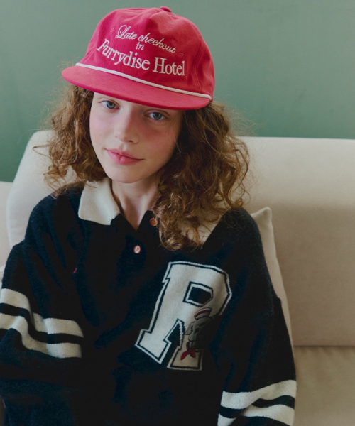 RONRON(ロンロン)の「LATE CHECK-OUT LETTERING BALL CAP RED(キャップ・レディース・その他・FREE)」の4枚目の写真