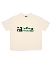 Pigment Dyed T-shirt(Unisex) / Saturday Sports & Racing Club - Ivory
