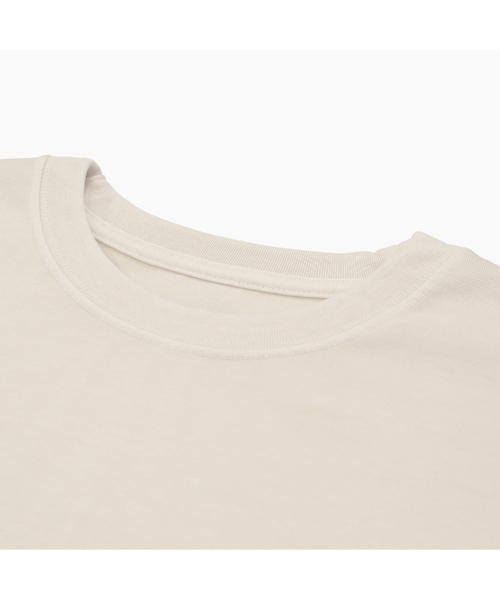 SATURDAY LEISURE CLUB（サタデーレジャークラブ）の「Pigment Dyed T-shirt(Unisex) / Saturday Sports & Racing Club - Ivory（Tシャツ/カットソー・レディース・その他・M/L）」の5枚目の写真