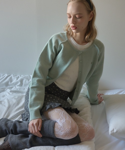Birthday room(バースデイルーム)の「ドットフリルミニスカート/dot frill mini skirt(スカート・レディース・グレー/ブラック・FREE)」の15枚目の写真