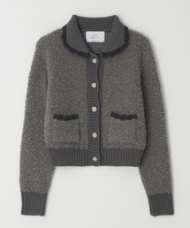 SIWEOL107（シウォル107）の「Alpaca Knit Cardigan (Grey)（カーディガン/ボレロ）」