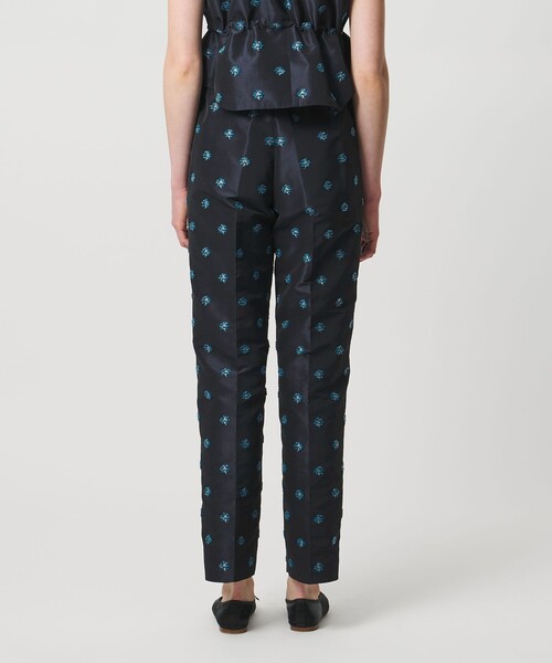 LOEFF(ロエフ)の「<LOEFF>ピンポンツリースポンジ ジャガード パンツ(その他パンツ・レディース・ネイビー・1/0)」の10枚目の写真