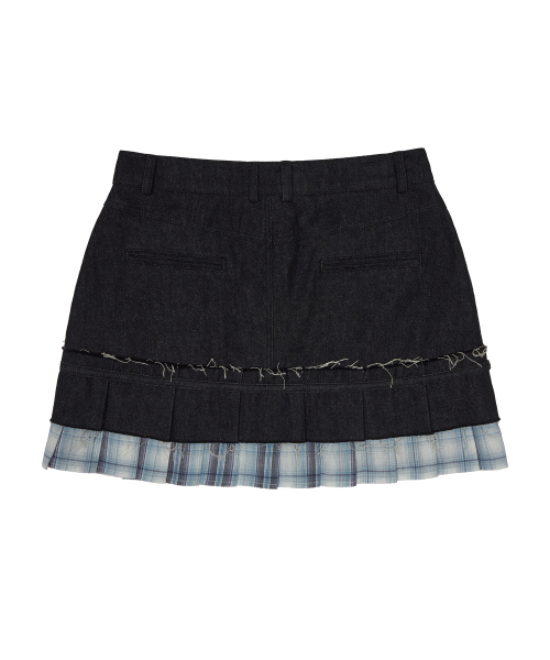 LUVISTRUE(ラヴイズトゥルー)の「SM DENIM MINI SKIRT(BLUE)(スカート・レディース・その他・FREE)」の8枚目の写真