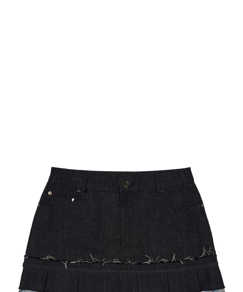 LUVISTRUE(ラヴイズトゥルー)の「SM DENIM MINI SKIRT(BLUE)(スカート・レディース・その他・FREE)」の9枚目の写真