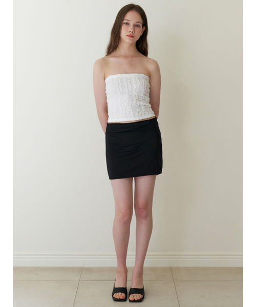 KINDABABY(カインダベイビー)の「lacy petal tube top - white(その他トップス・レディース・ホワイト・FREE)」の6枚目の写真