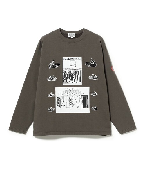 C.E(シーイー)の「C.E / FK ExpDwp LONG SLEEVE(Tシャツ/カットソー・メンズ・チャコールグレー・XL/L/M)」の1枚目の写真