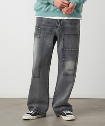 Purple&Yellow（パープルアンドイエロー）の「リメイク風加工 デニムパンツ（デニムパンツ）」