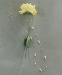 YECCA VECCA | パールMIXロングネックレス(ネックレス)