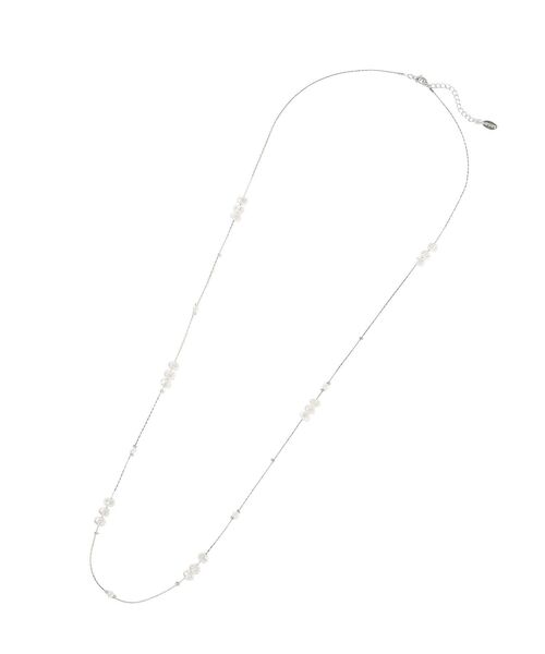 YECCA VECCA（イェッカヴェッカ）の「パールMIXロングネックレス（ネックレス・レディース・シルバー/ゴールド・FREE）」の6枚目の写真