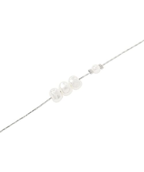 YECCA VECCA（イェッカヴェッカ）の「パールMIXロングネックレス（ネックレス・レディース・シルバー/ゴールド・FREE）」の9枚目の写真