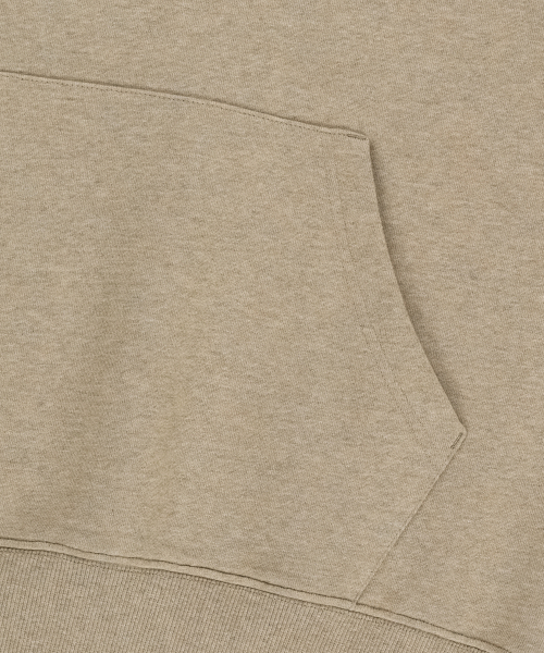 BROWNBREATH(ブラウンブレス)の「TAG HOODIE - MELANGE BEIGE(パーカー・レディース・その他・SMALL/MEDIUM/LARGE/X-LARGE)」の6枚目の写真