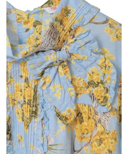 なのはなプリントチュニックブラウス（チュニック）｜PINK HOUSE