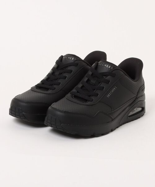 SKECHERS（スケッチャーズ）の「《SKECHERS》UNO-BANKSIA LUXE（スニーカー・メンズ・ブラック/ホワイト・25.5cm/26.0cm/26.5cm/27.0cm/27.5cm/28.0cm）」の2枚目の写真
