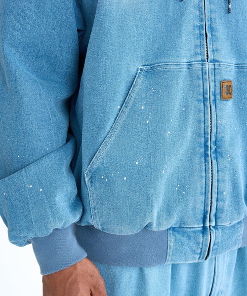 DC SHOES（ディーシーシューズ）の「DC SHOES メンズ 26 HOODED JACKET フーディジャケット アウター【2026年春夏モデル】/DCジップアップパーカー・フーディー（ブルゾン・メンズ・インディゴブルー/マルチ/ライトブルー/キャメル/ライトインディゴブルー・LARGE/X-LARGE/MEDIUM/SMALL）」の18枚目の写真