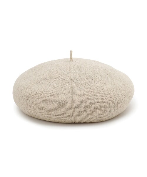 SHOO・LA・RUE（シューラルー）の「スプリングベレー（ハンチング/ベレー帽・レディース・ライトベージュ/ライトグレー/ブラック・00）」の5枚目の写真