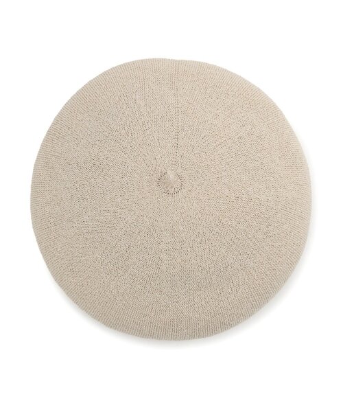 SHOO・LA・RUE（シューラルー）の「スプリングベレー（ハンチング/ベレー帽・レディース・ライトベージュ/ライトグレー/ブラック・00）」の6枚目の写真