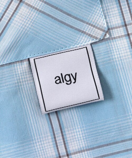 algy(アルジー)の「クロップドチェックシャツ(シャツ/ブラウス・キッズ・オフホワイト/ピンク/サックスブルー・160/150/140/130)」の5枚目の写真