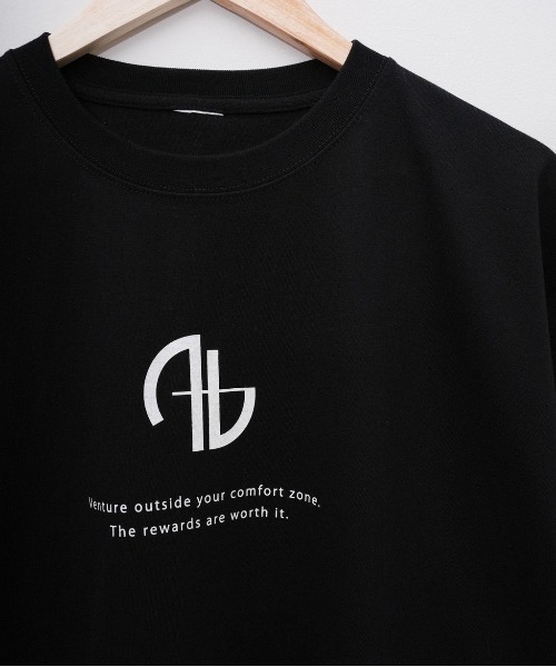 A blends(エイブレンズ)の「A blends モダンロゴクルーネックTシャツ(Tシャツ/カットソー・メンズ・ブラック/ホワイト・MEDIUM/LARGE/X-LARGE)」の7枚目の写真