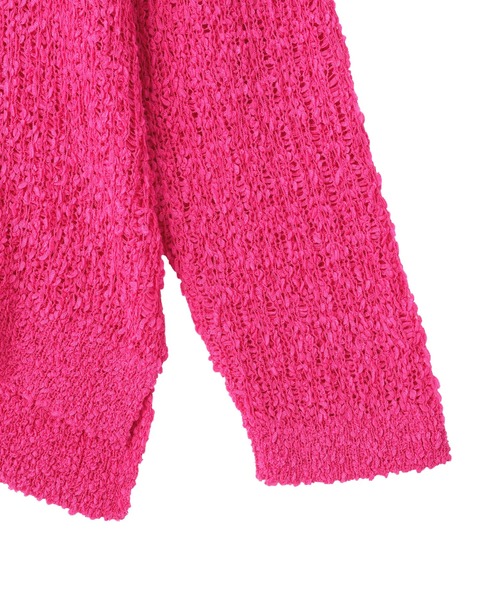 Editt by YECCA VECCA（エディットバイイェッカヴェッカ）の「ルーズニットプルオーバー（ニット/セーター・レディース・ピンク/その他7/アイボリー・FREE）」の10枚目の写真