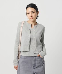 BEAUTY&YOUTH UNITED ARROWS（ビューティーアンドユースユナイテッドアローズ）の「コットン パターンメッシュ カーディガン ウォッシャブル（カーディガン/ボレロ）」
