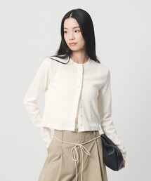 BEAUTY&YOUTH UNITED ARROWS（ビューティーアンドユースユナイテッドアローズ）の「コットン パターンメッシュ カーディガン ウォッシャブル（カーディガン/ボレロ）」