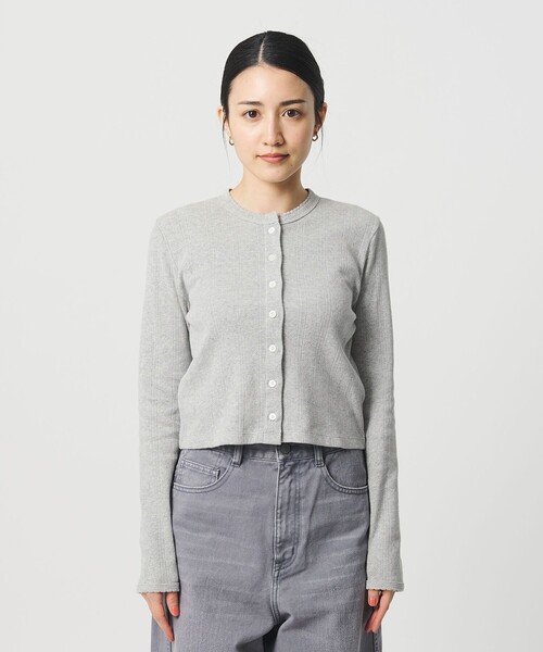 BEAUTY&YOUTH UNITED ARROWS(ビューティーアンドユースユナイテッドアローズ)の「コットン パターンメッシュ カーディガン ウォッシャブル(カーディガン/ボレロ・レディース・ピンク/ホワイト/ブラック/グレー系・FREE)」の17枚目の写真