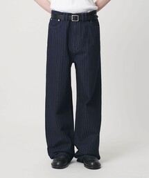 MONKEY TIME（モンキータイム）の「ドビー ストライプ デニム バギー パンツ（デニムパンツ）」