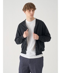 JOHN SMEDLEY（ジョンスメドレー）の「コットン Vネックニットカーディガン（カーディガン/ボレロ）」